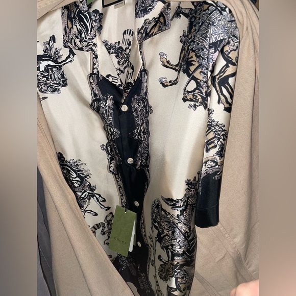Gucci Other - Gucci Printed Silk Bowling Shirt